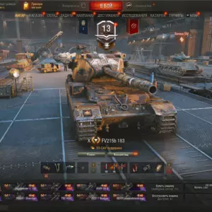 Лот Мир Танков с FV215b (183), Jagdpanzer E 100 и 60TP Lewandowskiego — 12 танков X уровня, 7 танков IX уровня и 12 танков VIII уровня